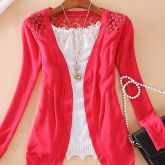 Cardigan em Linha